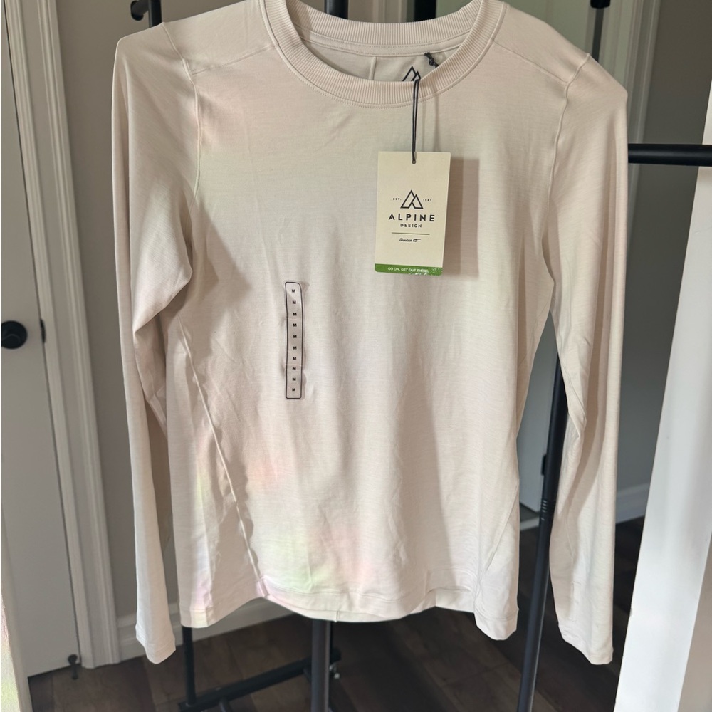 Alpine Women’s Long Sleeve Cream Shirt